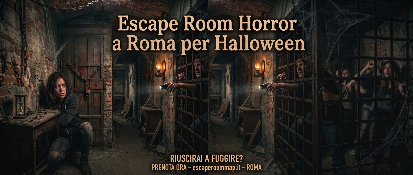 Escape room horror a Roma per Halloween