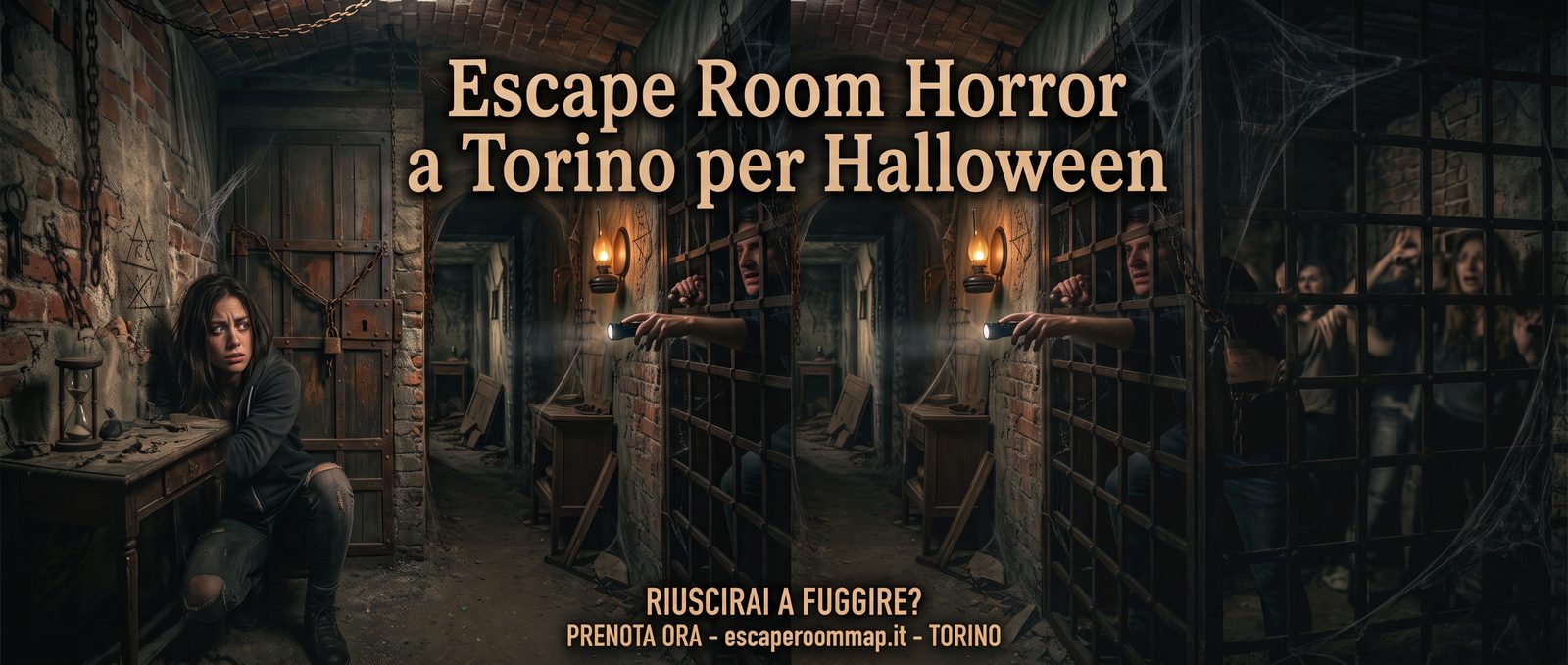 Escape room horror a Torino per Halloween